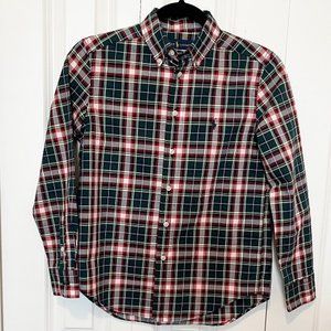 🔥 FINAL SALE🔥 RALPH LAUREN KIDS SHIRT COTTON POPLIN PLAID SHIRT M (10-12) NEW